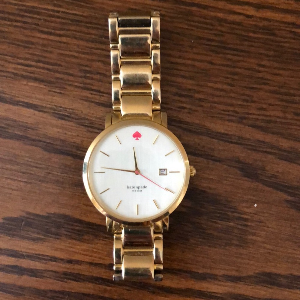 Gold tone Kate spade watch